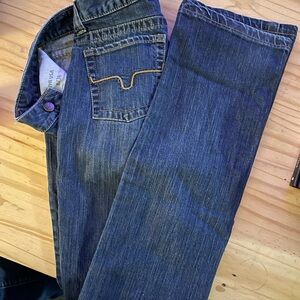 Stylish Dark Blue Boot Cut Jeans for Women